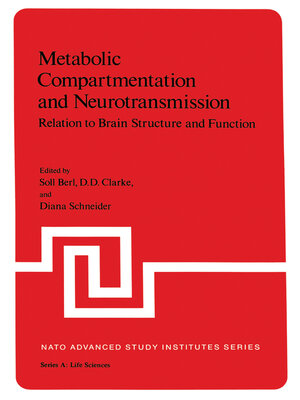 cover image of Metabolic Compartmentation and Neurotransmission